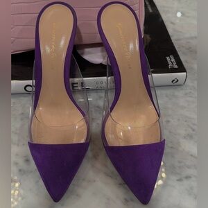 Gianvito Rossi Purple Heels